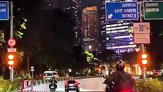 Midnight Journey Through Jakarta 🌃 | The City That Never Sleep