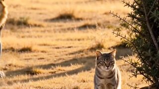 😂   Cat Exposes the Monkey’s Hiding Spot! 🐱🐒🦁