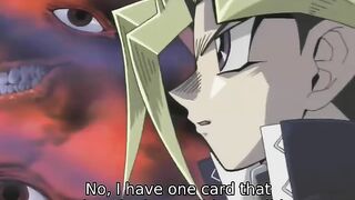 Atem summons Osiris to battle Bakura