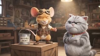 This Mouse Just Discovered Invisible Paint! 😳🎨