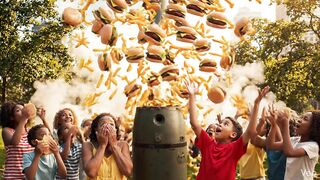 When Rockets Rain Burgers and French Fries! Plus a Cool Cat Captain