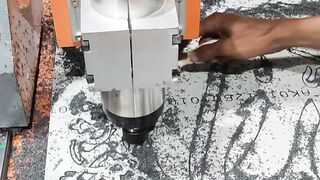 Proses Cutting ACP Miror Gold Ketebalan 4mm