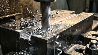 Precision Milling a Solid Metal Block | Satisfying Machining ASMR