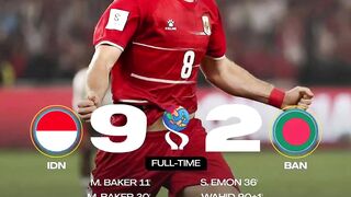 Indonesia menang lawan bangladesh