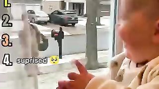 You won't believe their reaction to dad coming home! 😭❤️ #military #surprise
