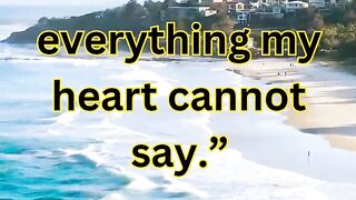 Ocean Waves & Sea Quotes 🌊 Peaceful Drone Beach View