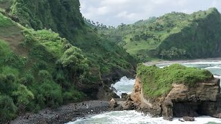 A beautiful seascape in Central Java, Indonesia