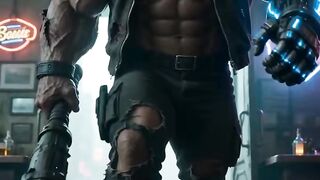 CINEMATIC CYBERPUNK BAR FIGHT version 2