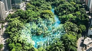 The transformation of a forest in the heart of a majestic city Part 1
