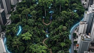 The transformation of a forest in the heart of a majestic city Part 2