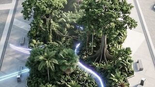 The transformation of a forest in the heart of a majestic city Part 4