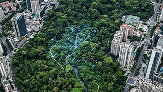 The transformation of a forest in the heart of a majestic city Part 8