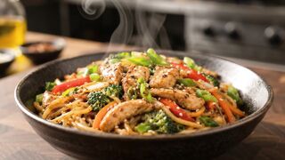 Easy Asian Chicken Stir-Fry Noodles | Quick & Delicious Homemade Recipe