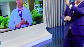 Homem em situação de rua agride repórter da RECORD durante reportagem no DF