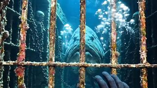 A Giant Fish Was Hiding Inside This Underwater Prison! 😱🌊