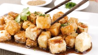 Tofu Agedashi com Caldo de Pimenta-do-Reino: Receita Japonesa Crocante e Cheia de Sabor