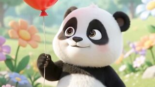 Baby Panda Flies Away! 🎈🎂 Cake Splat Ending! 😂
