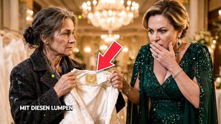 Ein Blick auf das Brautkleid schockierte die reiche Schwiegermutter