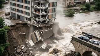Flash Flood in Europe: Houses, Cars & Streets Washed Away