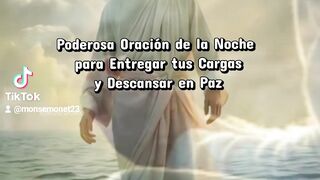 Suelta el peso del día: Poderosa oración para dormir con tranquilidad 🌙