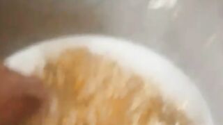 Biryani eating together with co worker