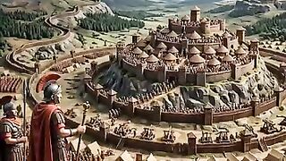 BATTLE OF ALESIA-52 BC  JULIUS CAESAR'S SIEGE OF GAUL