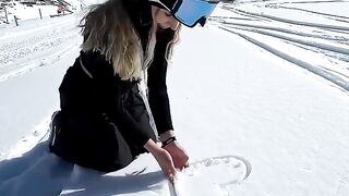 Other making snow art but last is💀