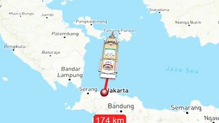 4695 KM Epic Boat Journey From Indonesia to Sri Lanka to India