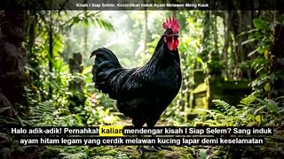 The Story about Black Hen and Naughty Cat