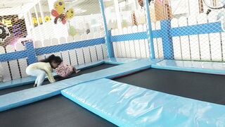 Goes to playground