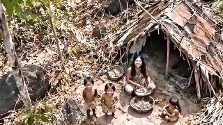 I Found a Family Living Deep Inside This Dry Forest… But HOW Did They Get Here? 😳