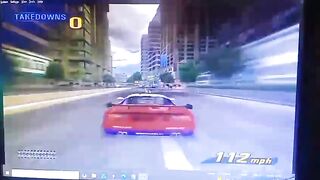 Playing game take down