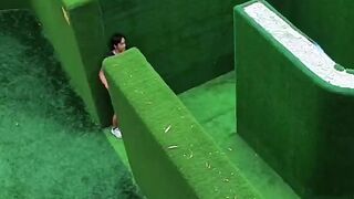 😱 He CHEATED His Way Out of the Maze! 😂🌳🚨#usashorts #shorts