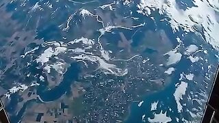 Imagine clocking into work with THIS view. Floating 400km above Earth, where a giant storm looks...