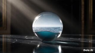 An Entire Ocean Inside a Glass Sphere 🌊🔮 | Mind-Blowing AI Transformation