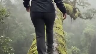 ONE WRONG STEP… 😱🌳