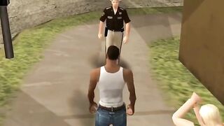 Cj vs Karma Part 3 | Gta San Andreas CJ strikes again Cops & NPCs follow him off a cliff... instant karma in Grand Theft Auto: San Andreas!