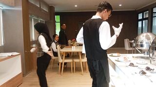 Training for work in hotel