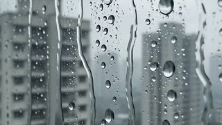 Rainy Day in the City 🌧️ | Relaxing Rain Sounds & Cozy Window View