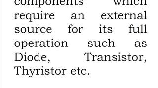 What is Active Components?