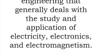 What is Electrical Engineering?
