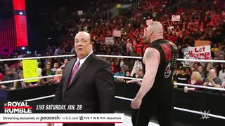 FULL SEGMENT — Roman Reigns confronts Brock Lesnar before WrestleMania 31- Raw, March 23, 2015