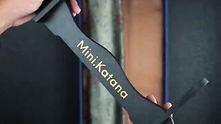 We Made A Pure Gold Katana