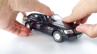 Diecast Benz S W140 1:32 Alloy Model Car Sound Light Pull back Vehicle Model Toy (Subscribe Us)