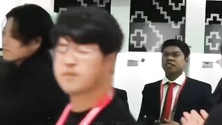 Jungkook arrive for fifa world cup