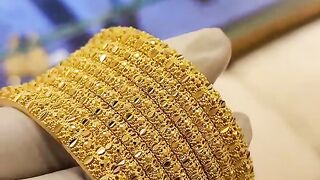 Gold bangels