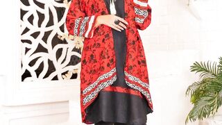Fabric: Linen Stitched Gown With Inner Gown Dimensions: (Chest: 21 Inches) (Length: 38 Inches) Ready to Wear