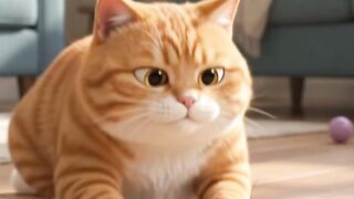 ​Chubby Cat vs Flying Cockroach: Epic Hilarious Reaction! 😂🐱🪳