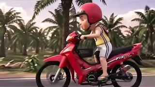 Upin ipin balap liar