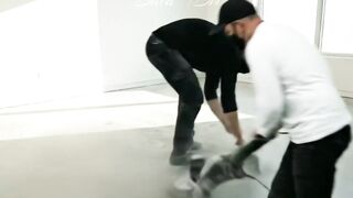 Dream Room Renovation 3D Epoxy Floor Galaxy Illusion